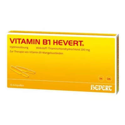 VITAMIN B1 HEVERT ampulli, 10 tk