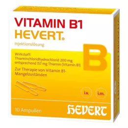 VITAMIN B1 HEVERT ampulli, 10 tk