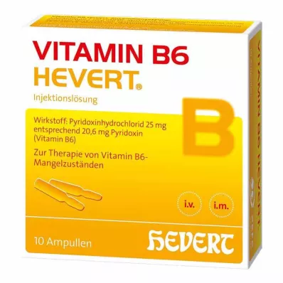 Vitamiin B6 Hevert ampullid, 10x2 ml