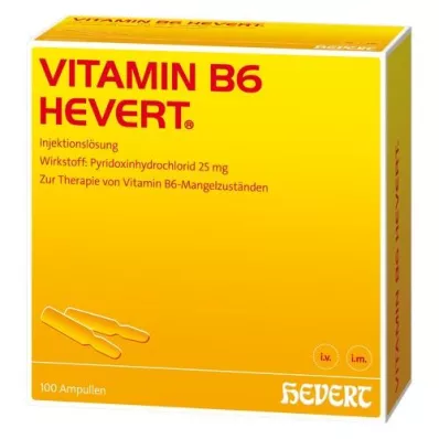 VITAMIN B6 HEVERT Ampullid, 100X2 ml