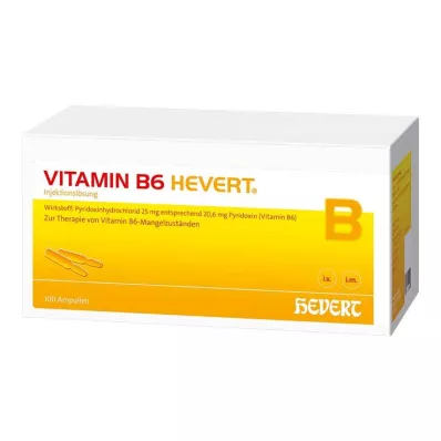 VITAMIN B6 HEVERT Ampullid, 100X2 ml