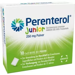 PERENTEROL Junior 250 mg pulbri kotike, 10 tk