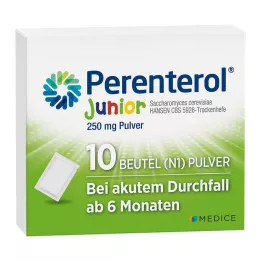 PERENTEROL Junior 250 mg pulbri kotike, 10 tk