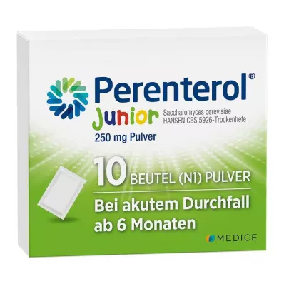 PERENTEROL Junior 250 mg pulbri kotike, 10 tk PERENTEROL Junior 250 mg pulbri kotike, 10 tk