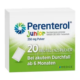 PERENTEROL Junior 250 mg pulbri kotike, 20 tk