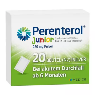 PERENTEROL Junior 250 mg pulbri kotike, 20 tk PERENTEROL Junior 250 mg pulbri kotike, 20 tk