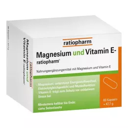 MAGNESIUM UND VITAMIN E-ratiopharm kapslid, 60 tk