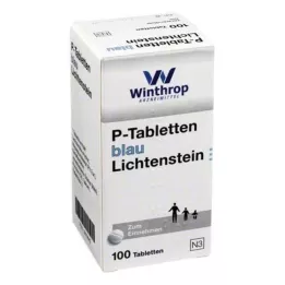 P TABLETTEN sinine 8 mm sammuga, 100 tk