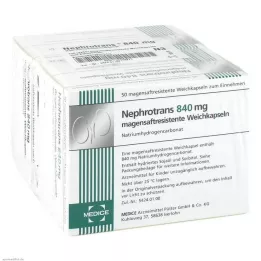 NEPHROTRANS 840 mg enteroidkattega kapslid, 100 tk