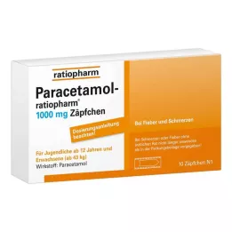 PARACETAMOL-ratiopharm 1000 mg suposiitrid, 10 tk