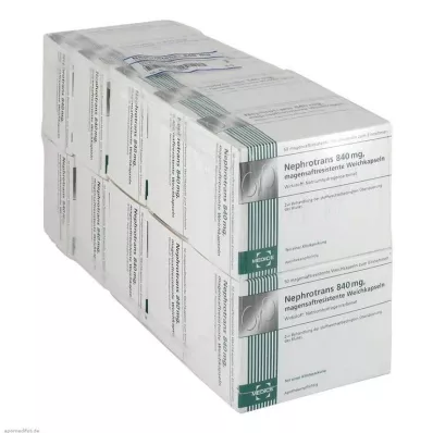 NEPHROTRANS 840 mg enteroidkattega kapslid, 500 tk NEPHROTRANS 840 mg enteroidkattega kapslid, 500 tk