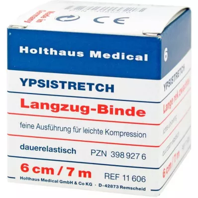 LANGZUGBINDE peen Ypsistretch 6 cmx7 m, 1 tk LANGZUGBINDE peen Ypsistretch 6 cmx7 m, 1 tk