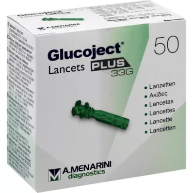 GLUCOJECT Lantsetid PLUS 33 G, 50 tk