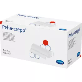 PEHA CREPP Fikseerimisside 8 cmx4 m komp.verp., 100 tk