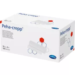 PEHA CREPP Fikseerimisside 10 cmx4 m komp.verp., 100 tk