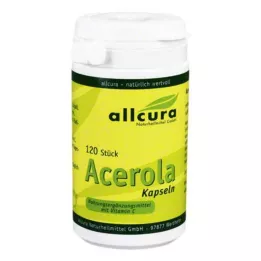 ACEROLA KAPSELN looduslik C-vitamiin, 120 tk