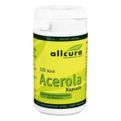 ACEROLA KAPSELN looduslik C-vitamiin, 120 tk