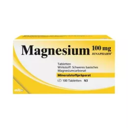 MAGNESIUM 100 mg Jenapharm tabletid, 100 tk