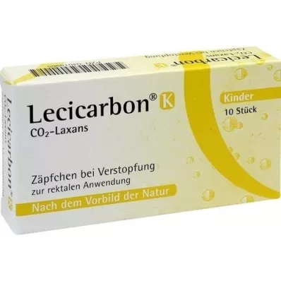 LECICARBON K CO2 Laxans lastesuposiidid, 10 tk