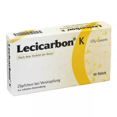 LECICARBON K CO2 Laxans lastesuposiidid, 10 tk LECICARBON K CO2 Laxans lastesuposiidid, 10 tk