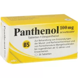 PANTHENOL 100 mg Jenapharm tabletid, 20 tk