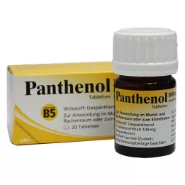 PANTHENOL 100 mg Jenapharm tabletid, 20 tk