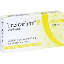 LECICARBON S CO2 Laxans Suppositories, 10 tk