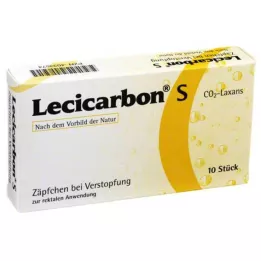 LECICARBON S CO2 Laxans Suppositories, 10 tk