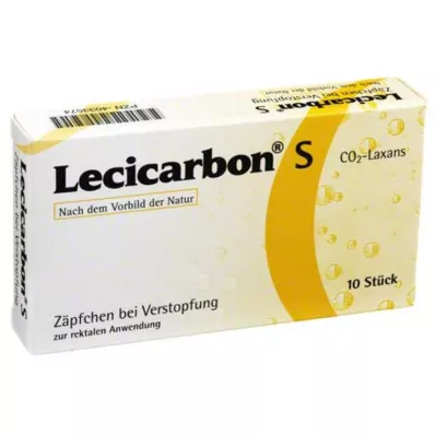LECICARBON S CO2 Laxans Suppositories, 10 tk LECICARBON S CO2 Laxans Suppositories, 10 tk