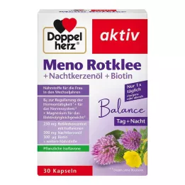 DOPPELHERZ Meno Red Clover+Overnight Primrose Oil+Biotin kapslid, 30 tk