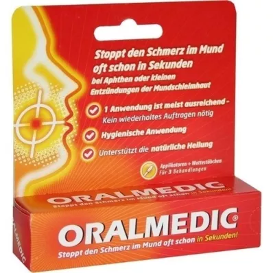 ORALMEDIC aplikaatorid, 3 tk