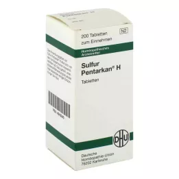 SULFUR PENTARKAN H tabletid, 200 tk