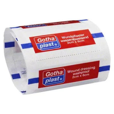 GOTHAPLAST haavaplaaster, veekindel 2x6 cm, 1 tk