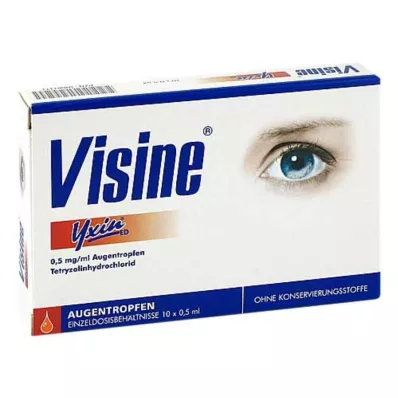 VISINE Yxin ED Ühekordsed pipetid, 10X0,5 ml