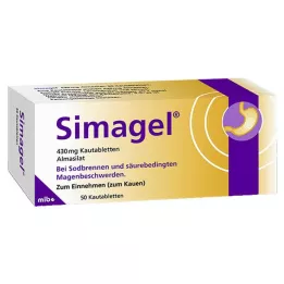 SIMAGEL närimistabletid, 50 tk