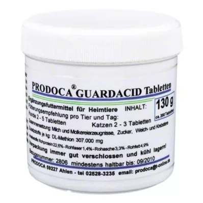 Guardacid tabletid vet.(loomadele), 200 tk