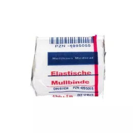 MULLBINDEN elastne 4 cmx4 m, 1 tk