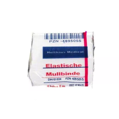 MULLBINDEN elastne 4 cmx4 m, 1 tk