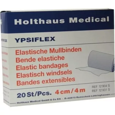 MULLBINDEN elastne 4 cmx4 m, 20 tk