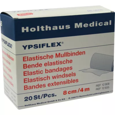 MULLBINDEN elastne 8 cmx4 m, 20 tk