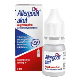 ALLERGODIL ägedad silmatilgad, 6 ml