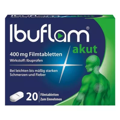 IBUFLAM ägedad 400 mg õhukese polümeerikattega tabletid, 20 tk