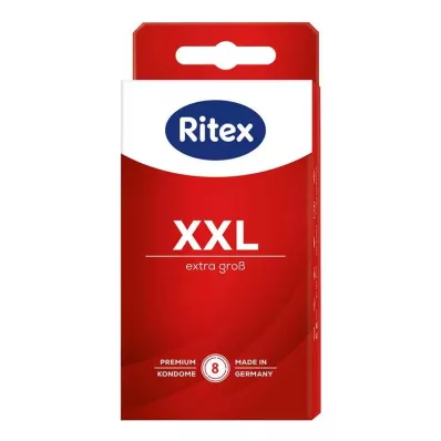 RITEX XXL kondoomid, 8 tk
