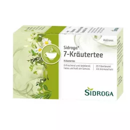 SIDROGA Wellness 7-köögitee filtrikott, 20X2.0 g