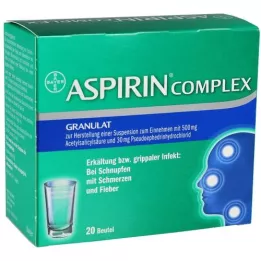 ASPIRIN COMPLEX kotike graanulitega suspensiooni valmistamiseks manustamiseks, 20 tk