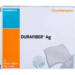 DURAFIBER Ag 10x10 cm side, 10 tk