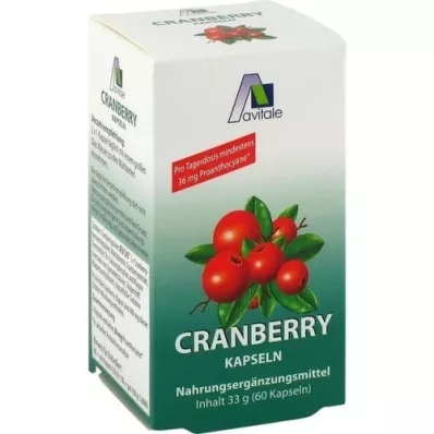 CRANBERRY KAPSELN 400 mg, 60 tk