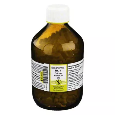BIOCHEMIE 1 Calcium fluoratum D 6 tabletti, 1000 tk
