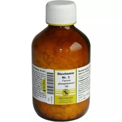 BIOCHEMIE 3 Ferrum phosphoricum D 6 tabletti, 1000 tk