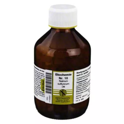 BIOCHEMIE 10 Natrium sulphuricum D 6 tabletti, 1000 tk